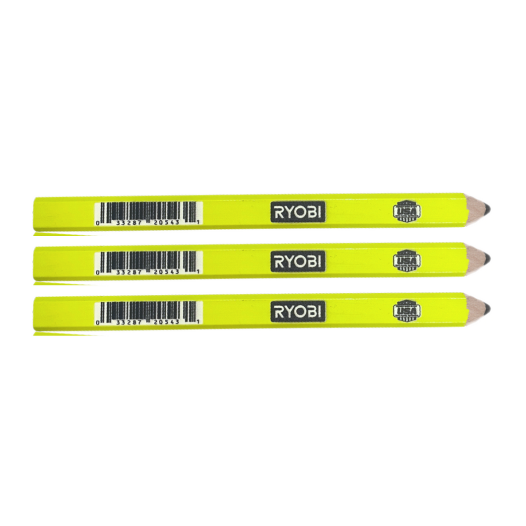 RYOBI Carpenter Pencils (3-Pack)