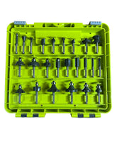 Load image into Gallery viewer, RYOBI 24-Piece Router Bit Set