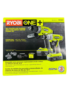 18-Volt ONE+ Hammer Drill and Impact Driver Combo Kit