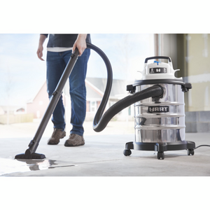 Hart 6-Gallon Stainless Steel Wet/Dry Vacuum