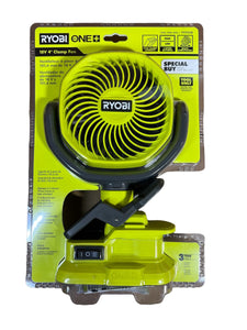 ONE+ 18-Volt Cordless 4 in. Clamp Fan (Tool Only)
