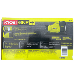 18 Volt ONE Hybrid Transfer Pump Tool Only Ryobi Deal Finders
